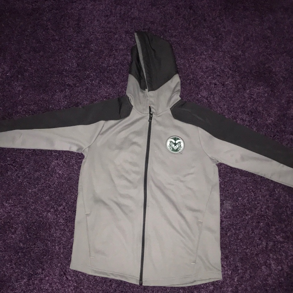 Light and Dark Gray Gen2 Tekwarm full zip hoodie